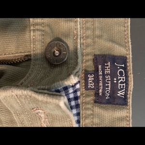 J. Crew Flannel lined pants 34x32